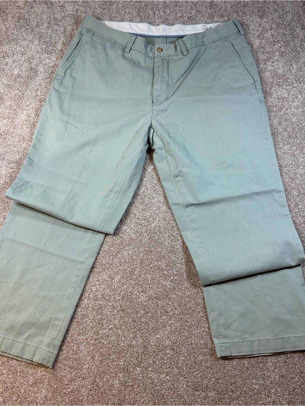 Polo Ralph Lauren Mens Classic Green Chino Pants